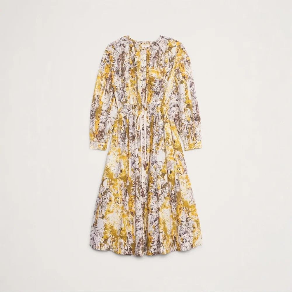 NWT Banana Republic Cotton Poplin Pocket Midi Dress